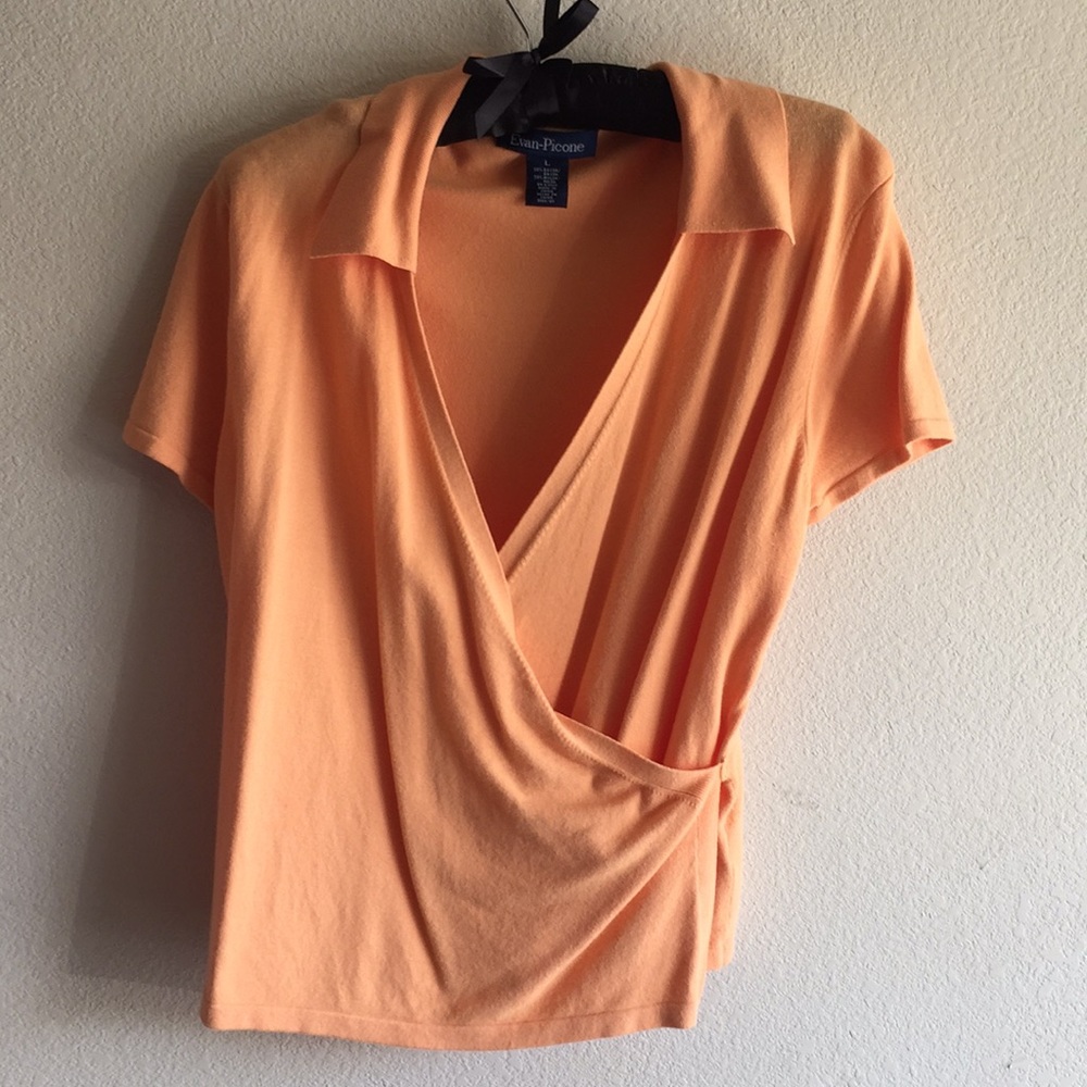 Evan Piccone Peach color Top
